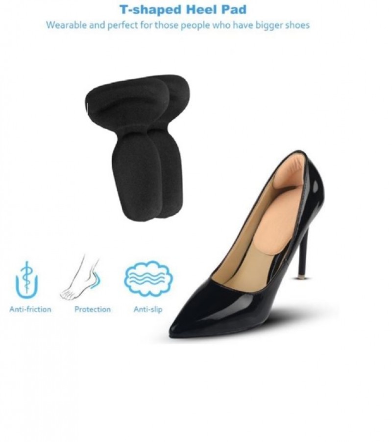 1Pair High Heels T-Shape Women Insoles For Shoes Back Liner Grips Support Arch Scratching Bandages