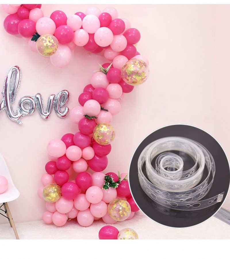 Balloon Decorating Strip Connect Chain DIY Balloon Arch Strip Tape ...