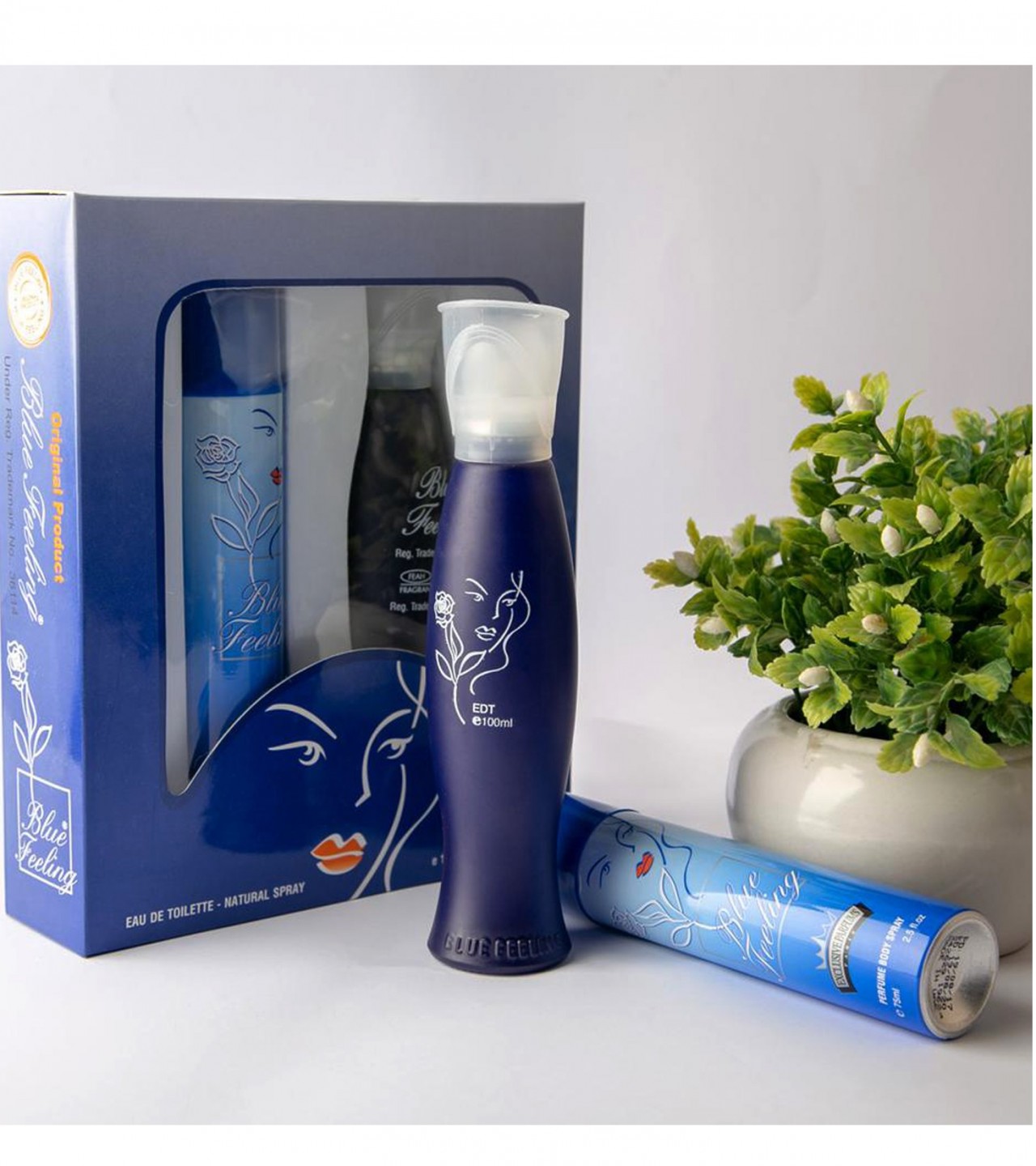 Blue Feeling Perfume Gift Set For Women – 100 ml & 75 ml - Sale price ...