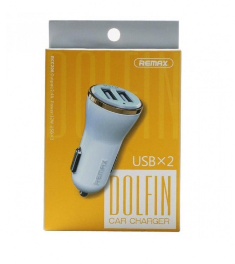 Car Usb Socket REMAX Double USB Ports 2.4A Car Charger