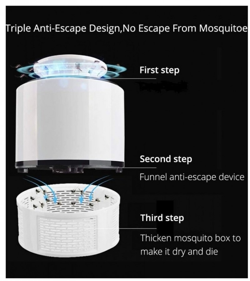 NOVA NV-818 USB LED Lightning Mosquito Killing Lamp