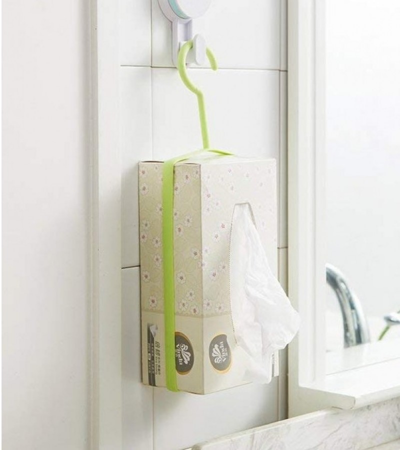 Soft and Durable Plastic TPR Car and Bathroom Use Paper Hanger Holder and Hook