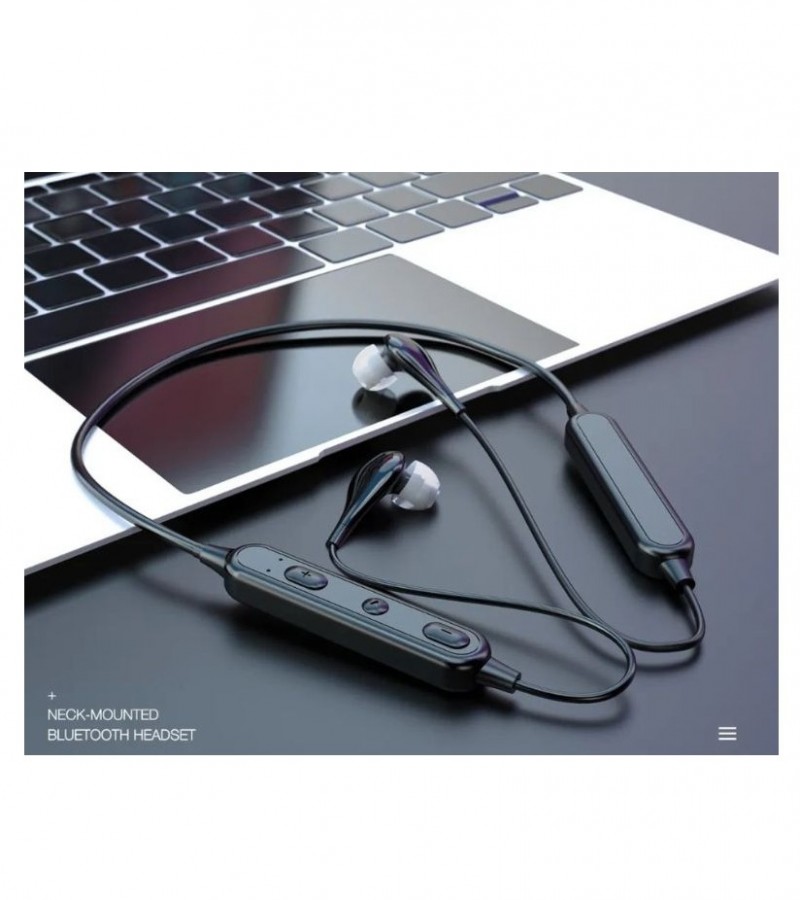 100% Original ASPOR Bluetooth Sport Headset Wireless A613-Black Color