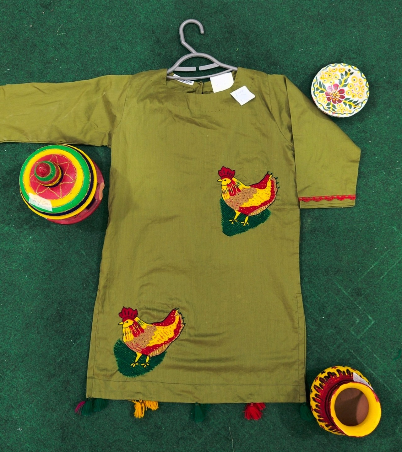 Girls Lawn Embroidery Dress