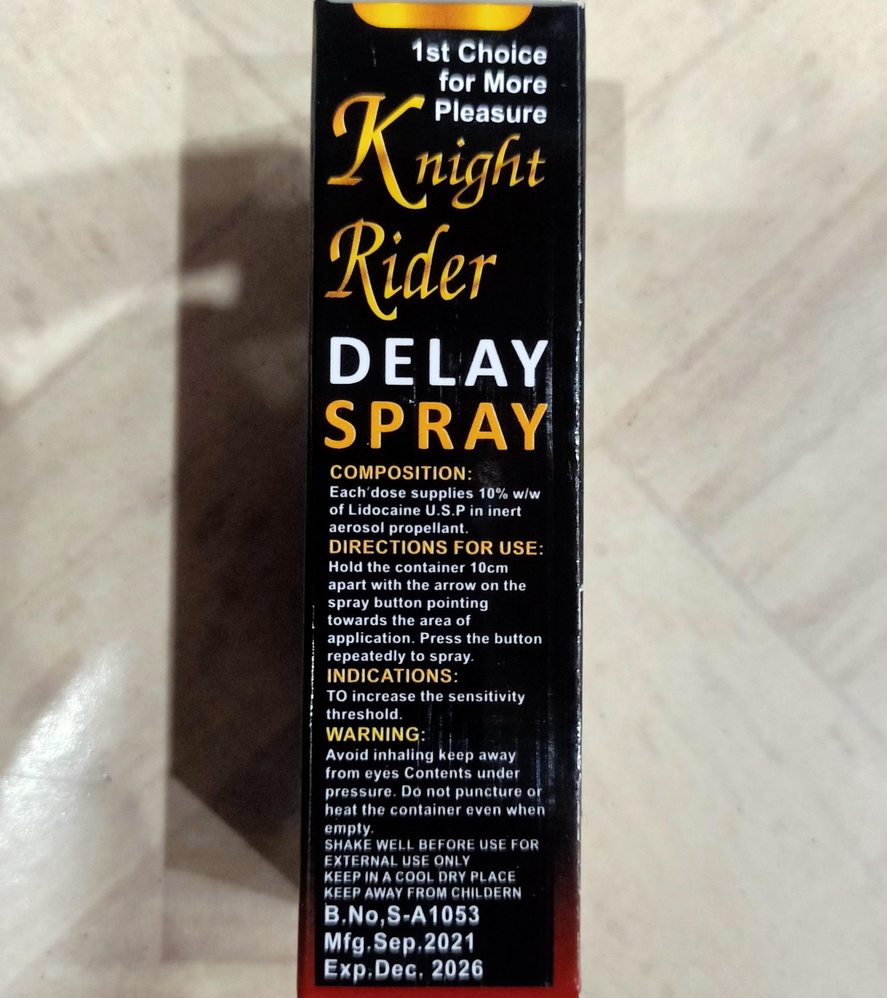 Knight Rider Delay Spray Maximum Long Duration