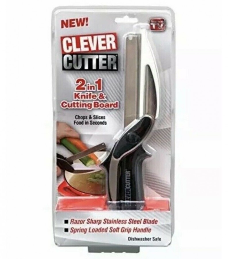 Clever Cutter 2 in1 Food Chopper Replace Your Kitchen Knives and Cutting Boards