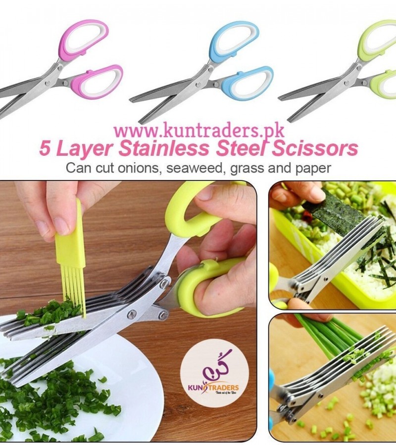 5 Layers Kitchen Scissors Multi-Layer Cutting Tool