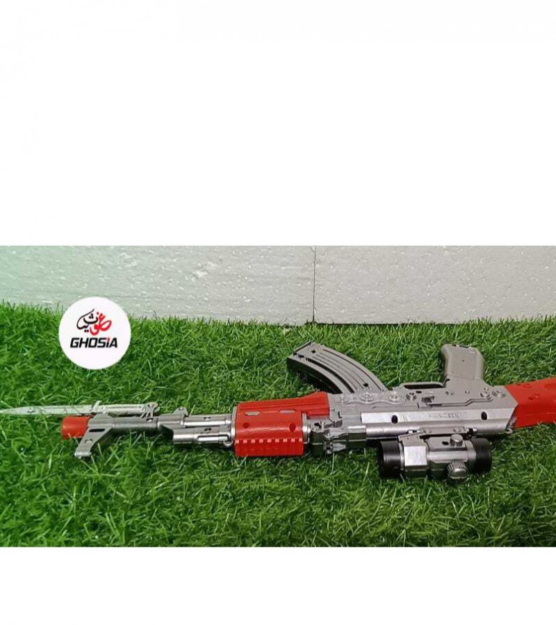Battery Operated Musical sound and Flashing Lights_Gun Toy for Kids-3500F