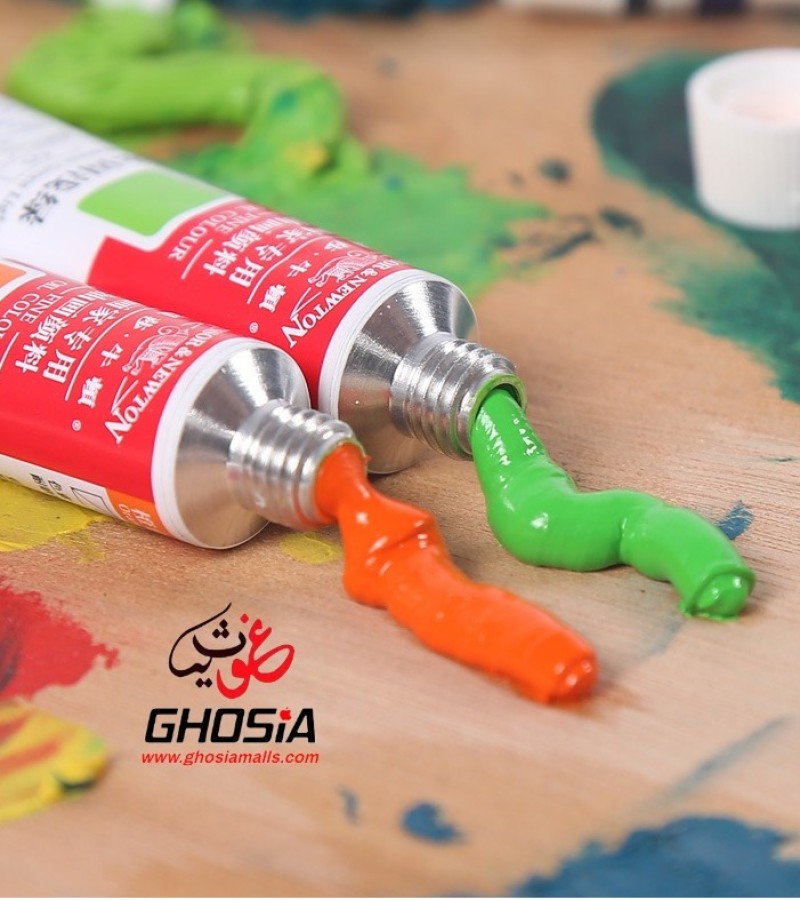 Oil Paint Set – 12 x 6ml Tube Oil-based Vibrant Colors High Pigment Professional Paints