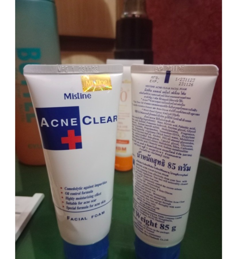 Original Mistine Acne Clear Facial Foam 85gm