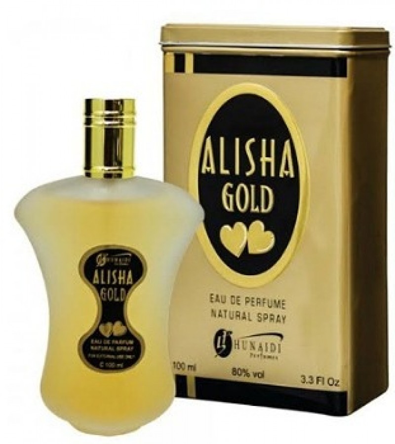 Hunaidi Alisha Gold Perfume For Unisex - EDP - 100 ml
