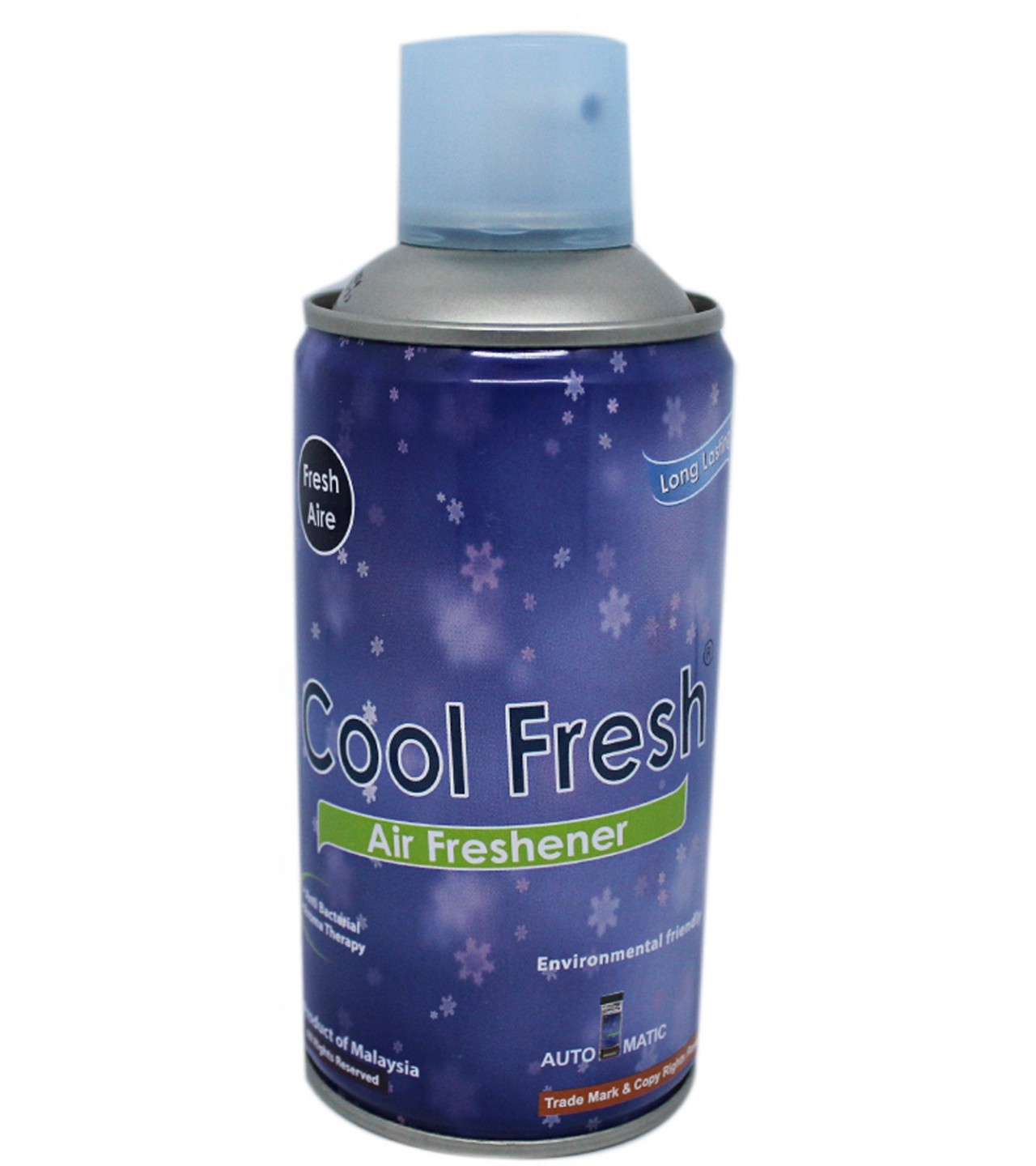 Automatic LED Air Freshener Dispenser with Free Air Freshener 300 ml Bottle - White