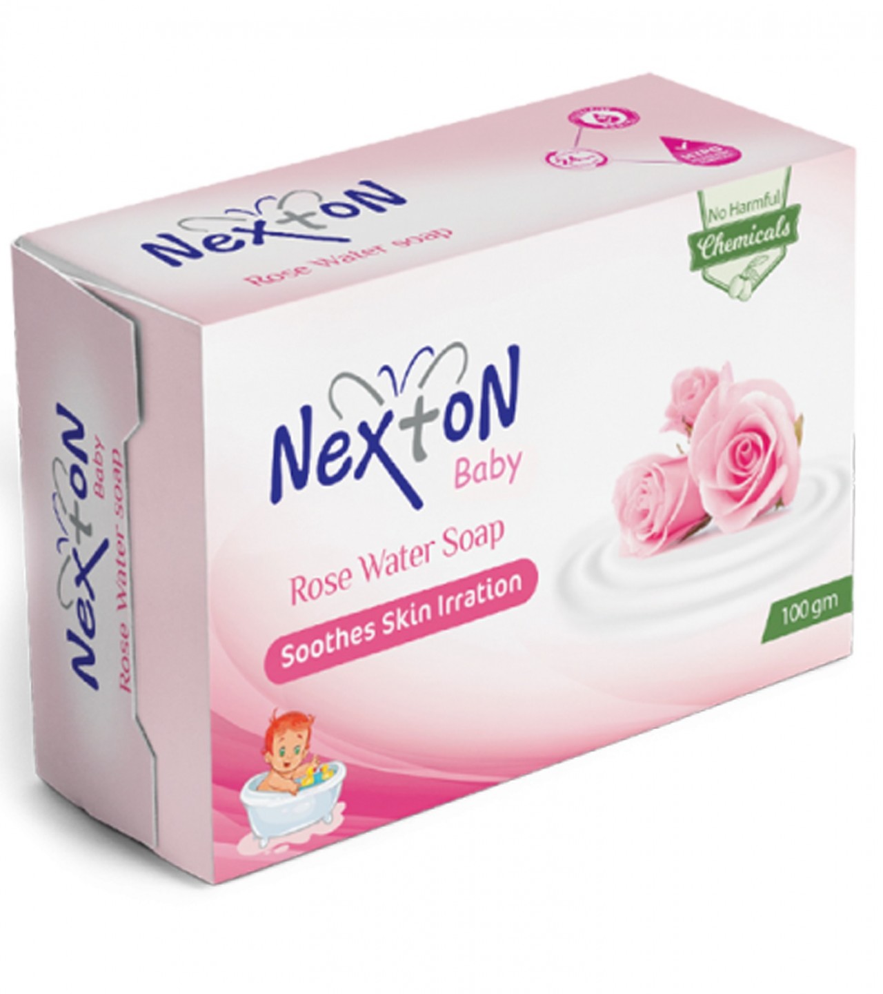 Nexton Baby Soap (Rose Water) - 100 Gram