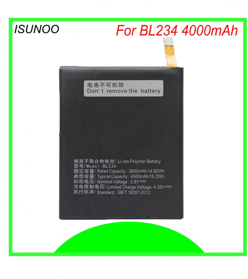 Lenovo BL234 Battery For Lenovo A5000 with 4000 mAh Capacity- Black ...