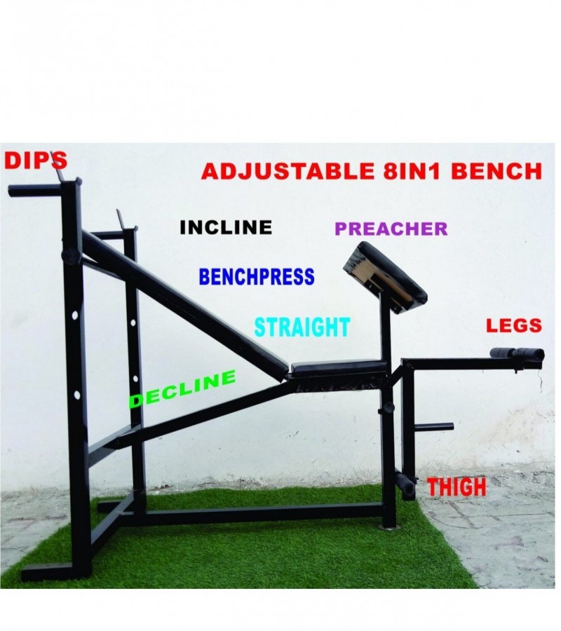 Bench Press with Preacher 8 in 1