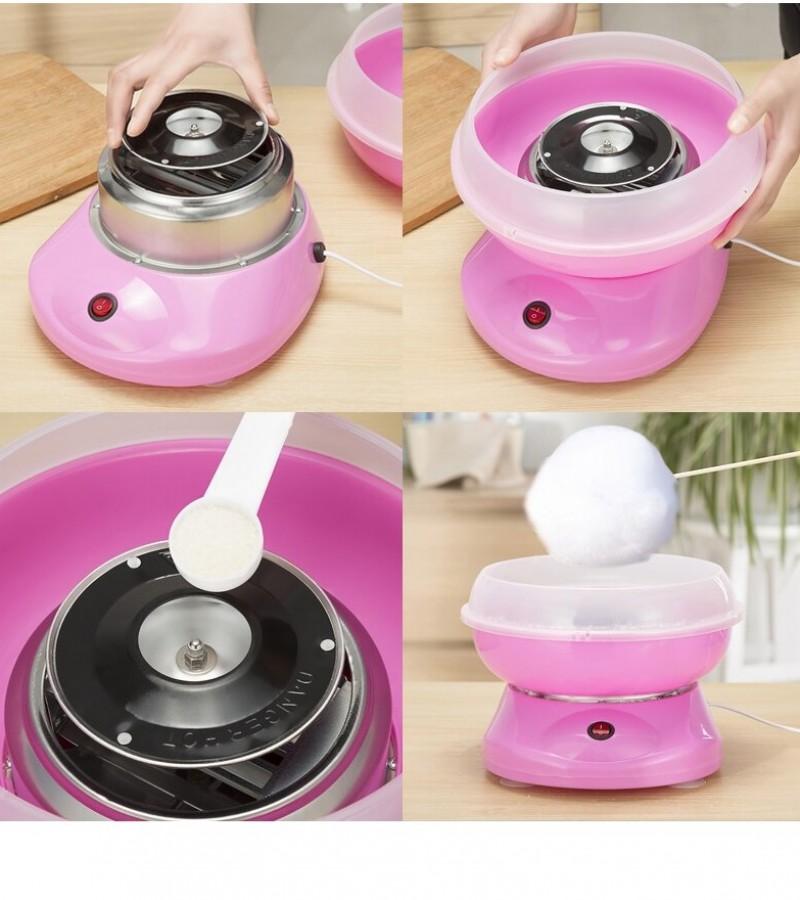 Cotton Candy Maker Portable Self-made DIY Marshmallow Electric Sweet Floss Machine Kitchen Gadget
