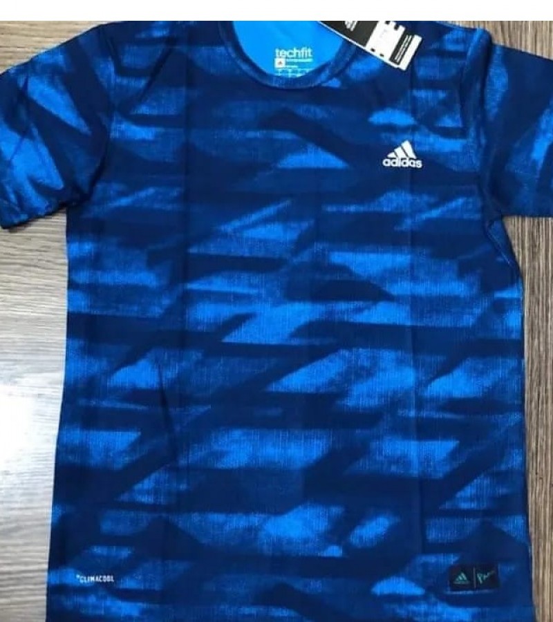 T Shirt Dri Fit Adidas Blue