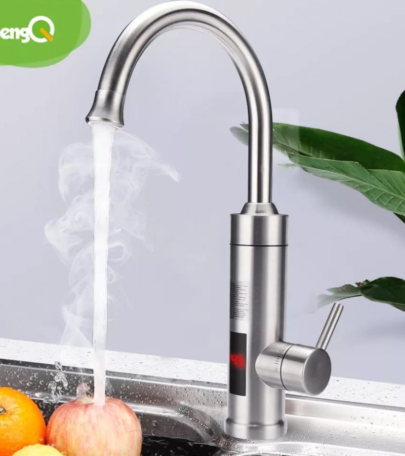 Brand new 220V instant electric heater, hot and cold water supply, stainless steel hot water faucet