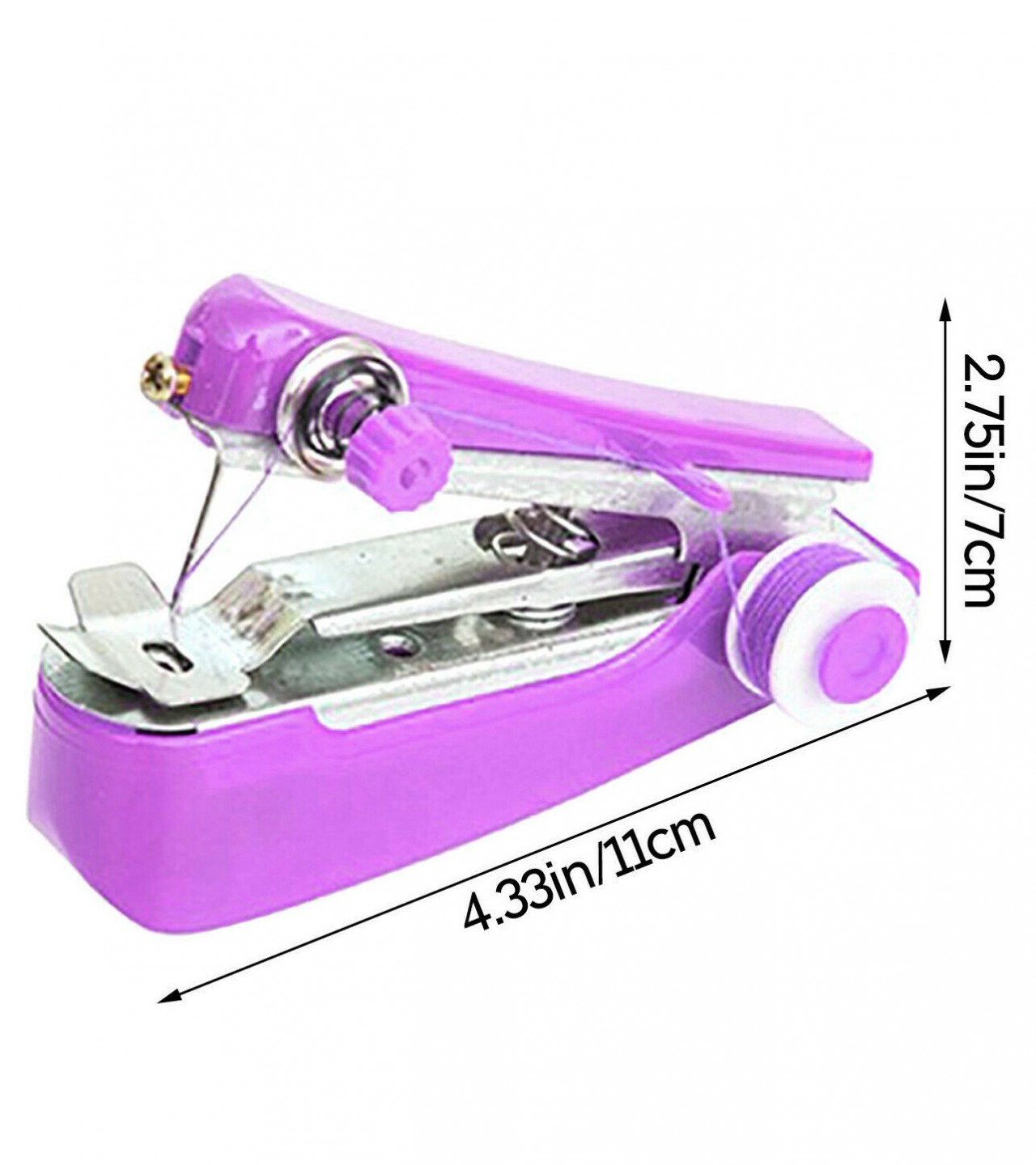 Portable Mini Household Stitch Clothes Fabric Sewing Tool For Use Home Travel - Multi