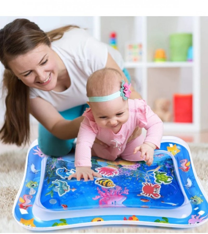 Inflatable Tummy Time Mat Premium Baby Water Play Mat for Toddlers Baby Toys For 3 to 24 Months