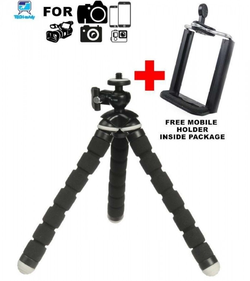 Original Mini Flexible Tripod for Smartphones, Cameras and DSLRs with