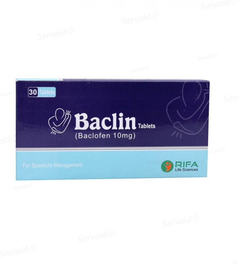 BACLIN TABLETS 10MG (Baclofen)