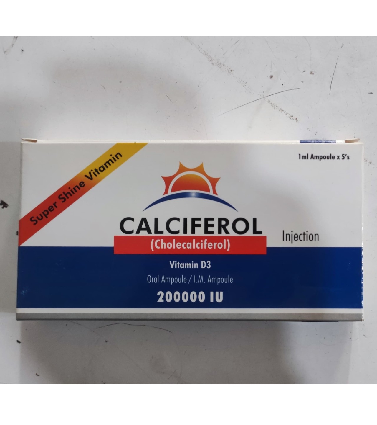 Calciferol injection vitamin D3 pack of 5 (5s)