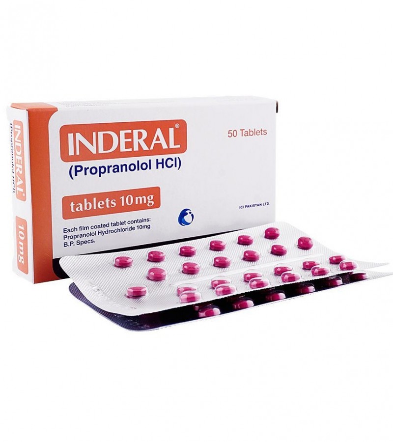 Inderal 10 mg film-coated tablets