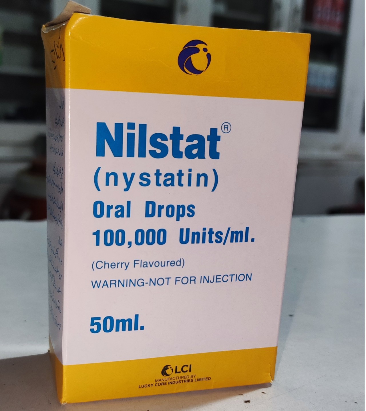 NILSTAT oral  drops (cherry flavoured)