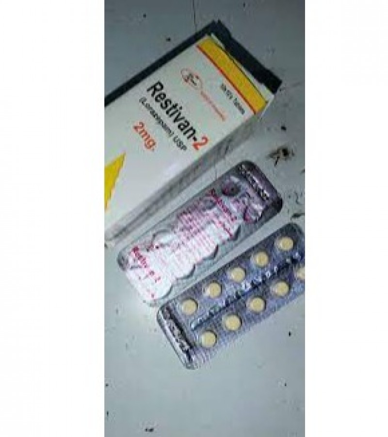 Restivan 2mg (Lorazepam 2mg ) tablets