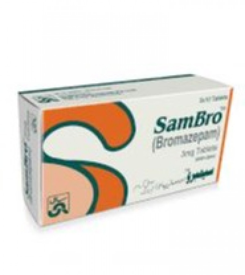 Sambro 3mg (Bromazepam3mg ) tablets sami