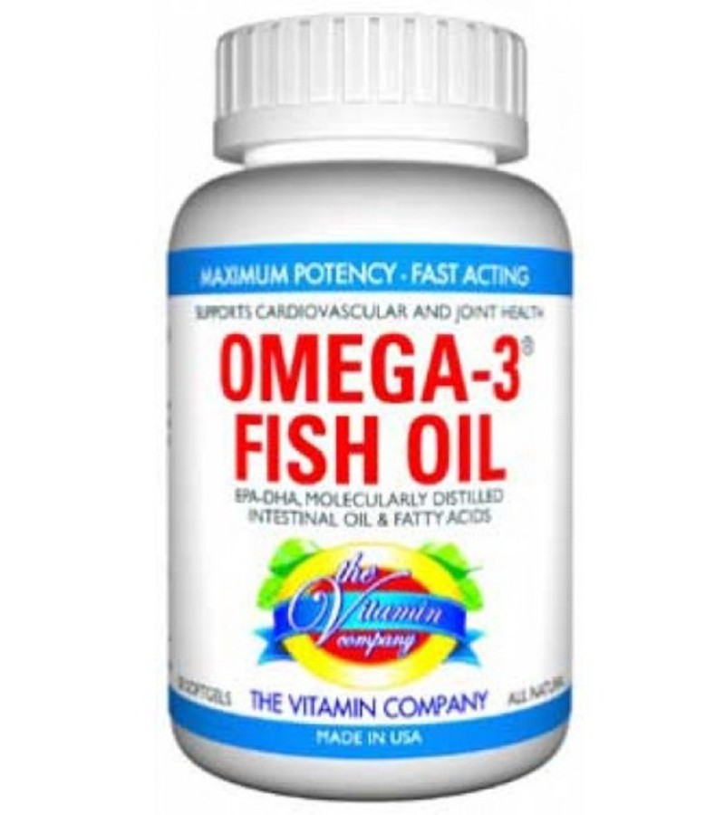 The Vitamin Company Omega 3 Fish Oil soft gel capsule