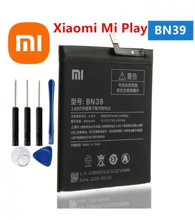 BN39 Battery For Xiaomi Mi Play Capacity- 3000mAh