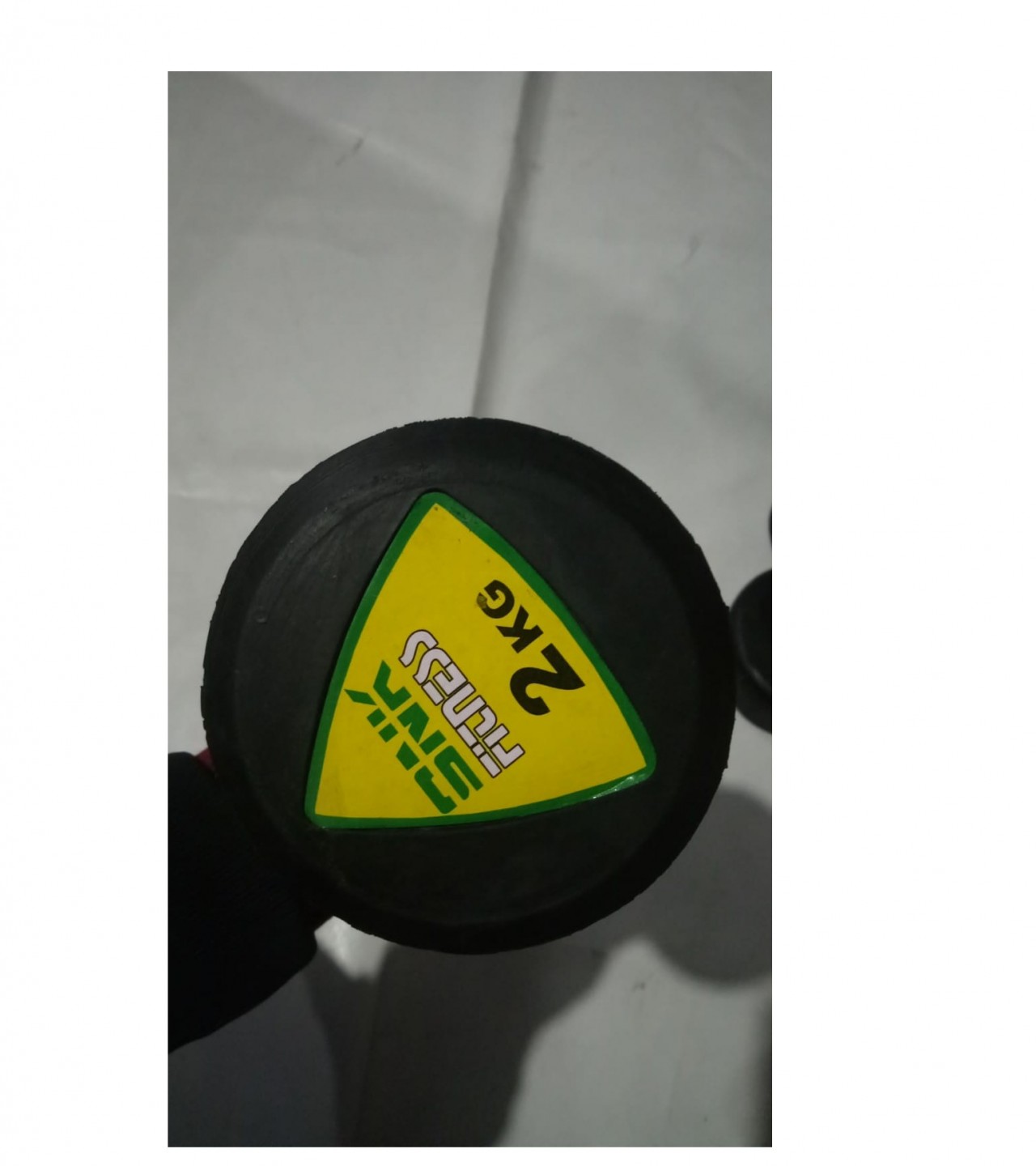 RUBBER DUMBBELL 2KG PAIR (SPORTS ZONE)