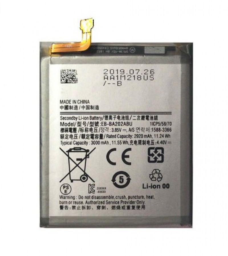 Samsung Galaxy A20 Battery Replacement 4000mAh Capacity_ Silver - Sale ...