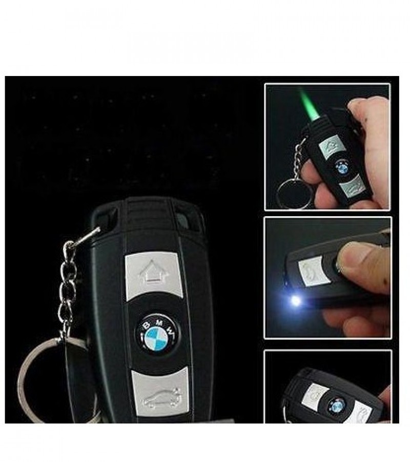 BMW Car Key Style Butane Gas Windproof Smoking Lighter