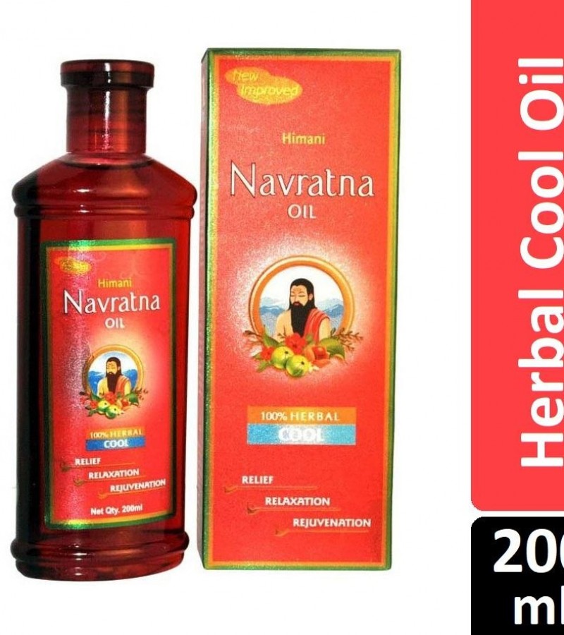 Himani Navratna Herbal Cool Hair Oil 200ml (INDIA)