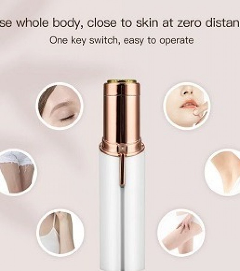 Rechargeable Flawless Facial Hair Remover With USB Cable Imported
