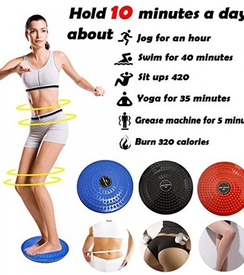Waist Tummy Twister Disc & Tummy Trimmer For Exercise