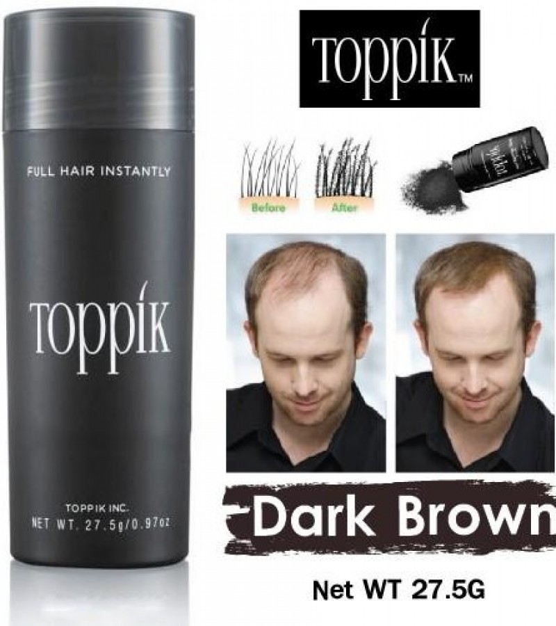 Toppik Hair Building Fiber Dark Brown 27 5g Sale Price Buy Online