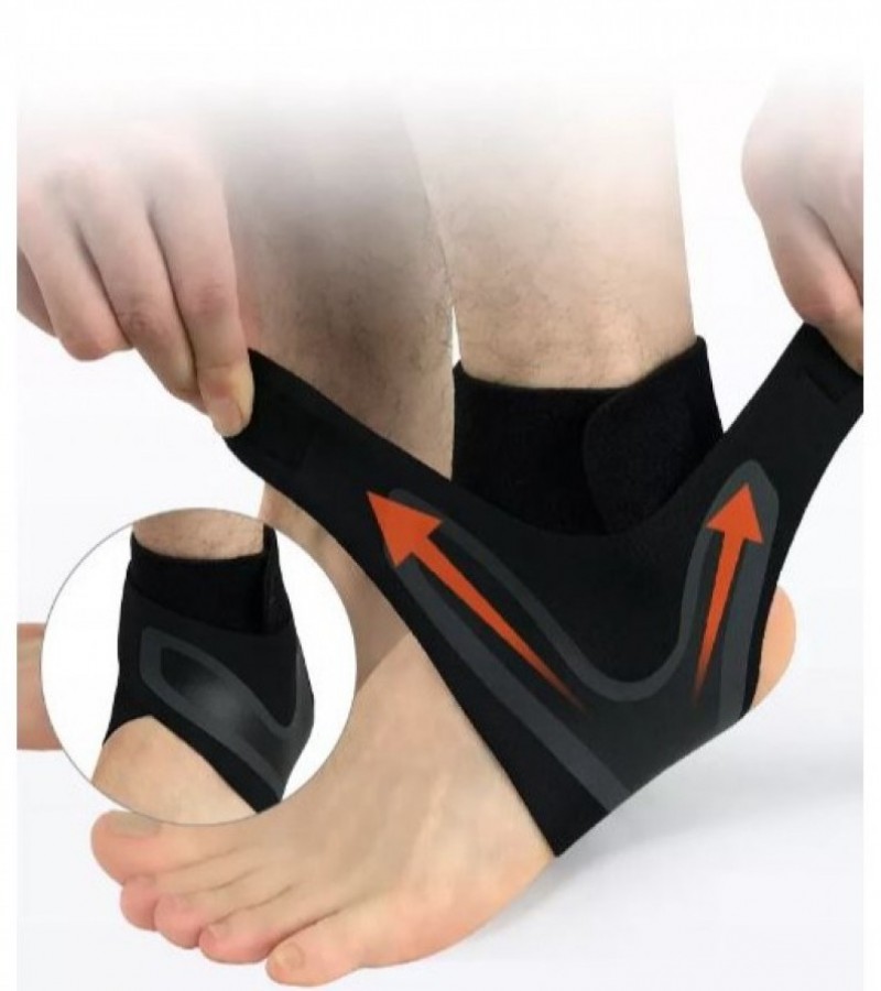 Adjustable Foot Ankle Support Belt Foot Injury Pain Wrap Strap Safety Protector Foot