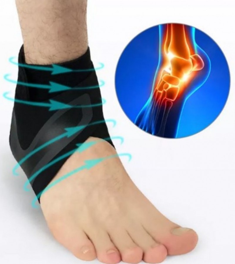 Adjustable Foot Ankle Support Belt Foot Injury Pain Wrap Strap Safety Protector Foot