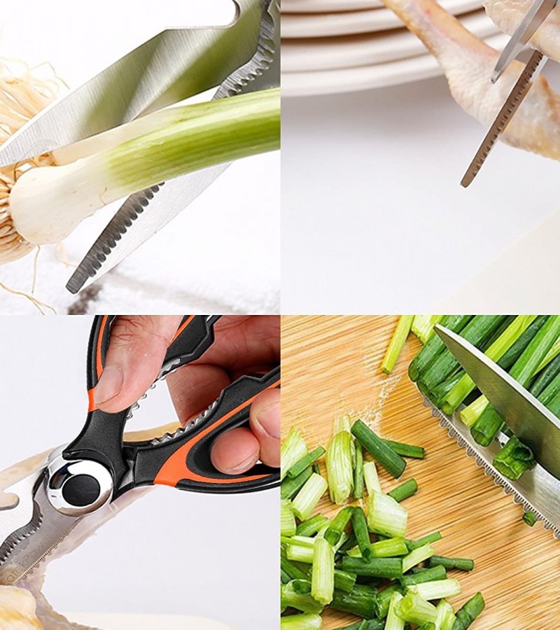 Kitchen Scissors, Heavy Duty Kitchen shears Multi-Purpose Utility Scissor By Fast Delivery TRADERS