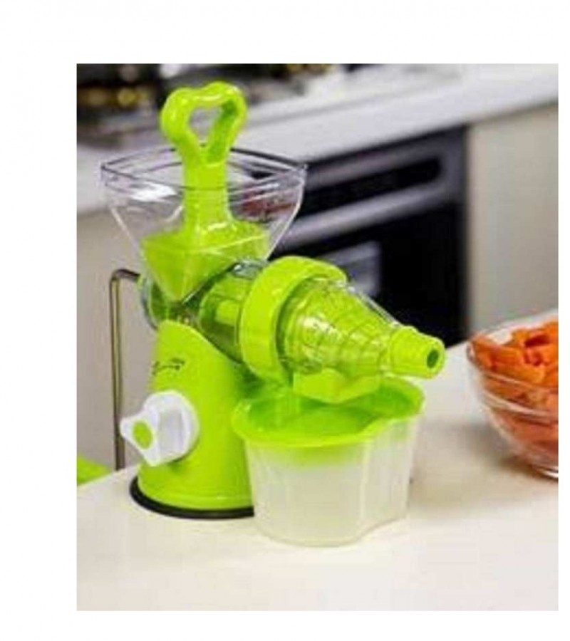 Manual Juicer Machine - Green And Wall Mounted