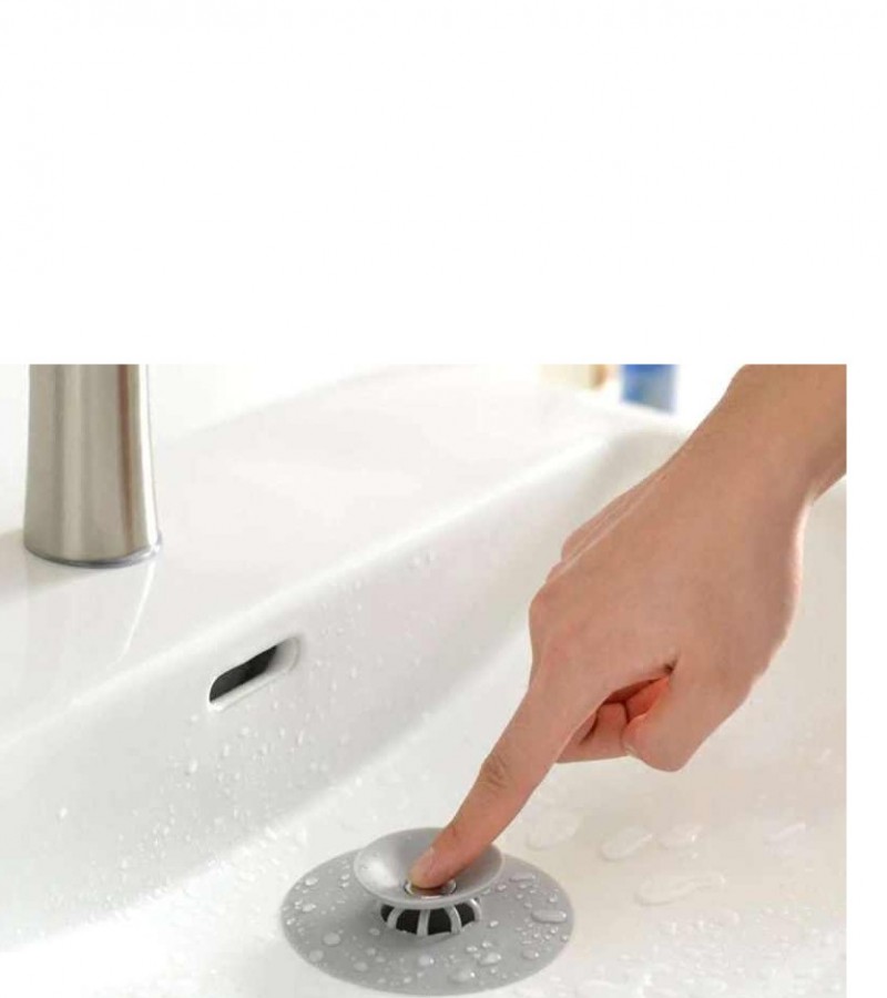 Silicone Hair Sink Strainers Kitchen Bathroom Anti-Clogging Sink Filter